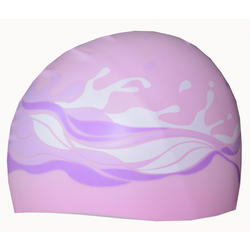 Gorra De Natacion HKR - Silicone Wave - rosa